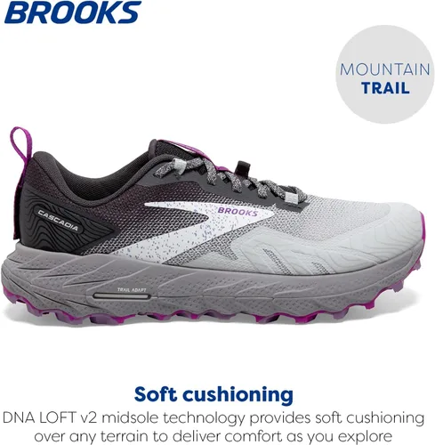 Vista 2 de Brooks Cascadia 17 Tenis para correr en montaña para mujer