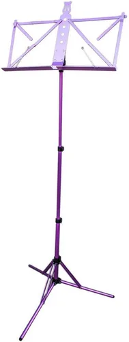 Vista 11 de Paititi Soporte de música plegable resistente y duradero con bolsa de transporte, color negro