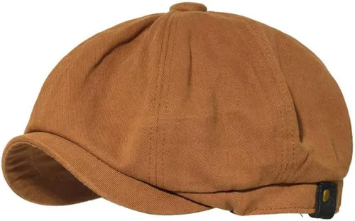 Vista 2 de CLAPE Clásico 8 paneles de algodón plana hiedra sombrero de conducción Newsboy Gorras Golf Cabbie Boina