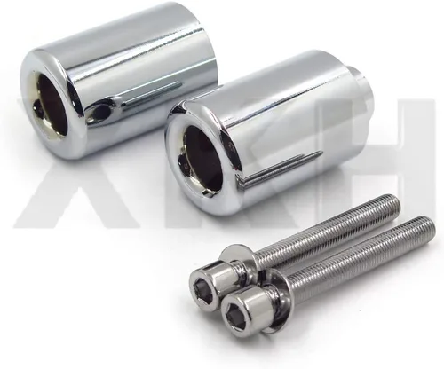 Vista 4 de XKMT-Deslizador de marco de aluminio sin corte compatible con 2000-2001 CBR 929RR 2002-2003 CBR954RR RR cromado [B00YWCUE6W]
