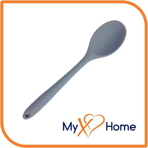 Vista 2 de Cuchara de silicona gris de 8" de MyXOHome