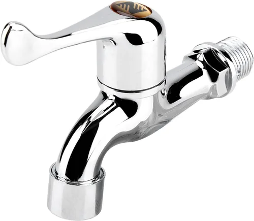 Vista 8 de Grifo de agua ABS Lavadora Lavabo Grifo de agua fría con mango de cola de un solo pico (#1)