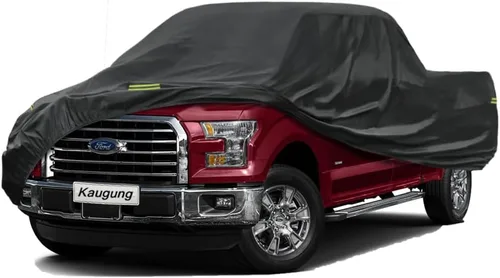 Vista 10 de Kaugung - Cubierta impermeable para camioneta, 7 capas resistentes, ajuste completo para Mitsubishi Raider 2006-2010, para todo clima, protección