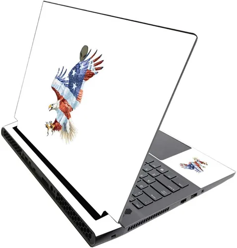 Vista 476 de MightySkins - Skin brillante con purpurina para Alienware M17 R3 (2020) y M17 R4 (2021) - Diversión de los años 90 Acabado duradero con purpurina