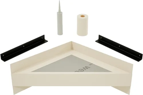Vista 13 de Kit de banco de ducha flotante con tabla de espuma impermeable naranja y soporte de banco de ducha original® (10.25 x 46), ideal para nuevas