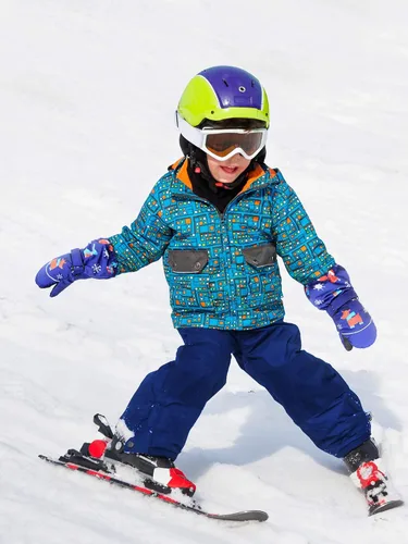 Vista 5 de Manoplas de esquí para niños, guantes de invierno impermeables para nieve, guantes cálidos y resistentes al viento para niños y niñas
