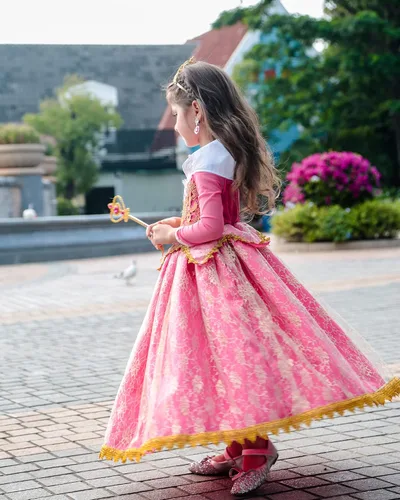 Vista 6 de Axaxa Princess Dress Up Birthday Party Fairy Costume for Toddler Girls Special Occasion Dresses