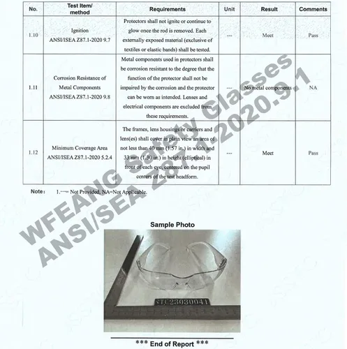 Vista 7 de WFEANG Gafas de seguridad – Gafas protectoras transparentes con ANSI Z87.1, resistentes a arañazos e impactos, protección ocular para el trabajo