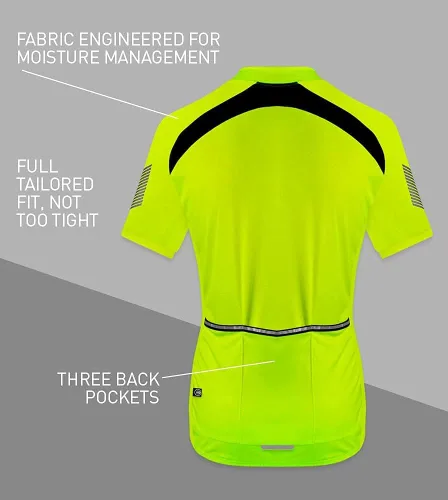 Vista 5 de AEROTECHDESIGNS Maillot de ciclismo Elite para hombre Camiseta de ciclismo de alto rendimiento Fabricado en Estados Unidos