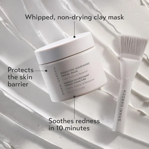 Vista 3 de SHANI DARDEN SKIN CARE Signature - Mascarilla facial nutritiva de arcilla de bentonita para calmar el enrojecimiento e irritación de la cara