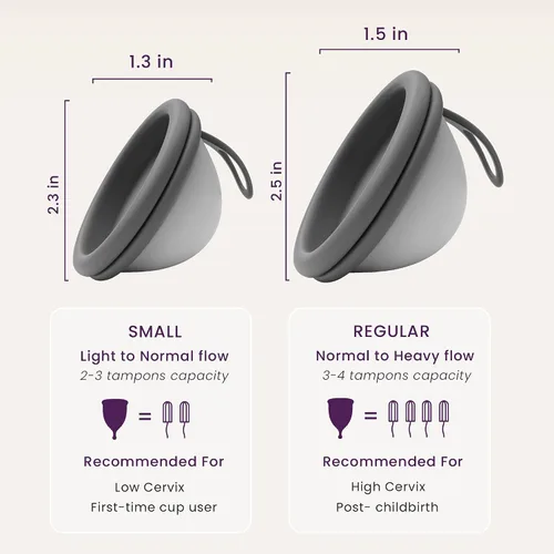 Vista 6 de Ecoblossom Disco menstrual reutilizable – Copa menstrual – Disco de período suave para mujeres diseñado con vaso de silicona flexible de grado