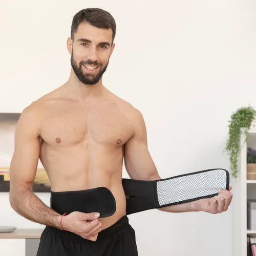 Vista 6 de Faja Térmica Correctora con Imanes de Turmalina Tourmabelt InnovaGoods