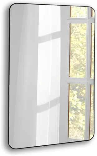 Vista 4 de CULER Espejo de pared de baño, espejo rectangular de vidrio templado moderno de 20 x 30 pulgadas para dormitorio, sala de estar, entrada