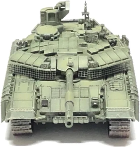 Vista 4 de Modelo de plástico fundido a presión, escala 1/72 modelo de tanque ruso T90M 2023, juguetes para adultos y regalo, 5.2 pulgadas x 1.9 pulgadas