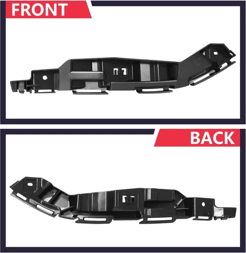 Vista 4 de BXZ Par de refuerzo de retención y soporte para el parachoques delantero para Ford Fusion 2010 2011 2012
