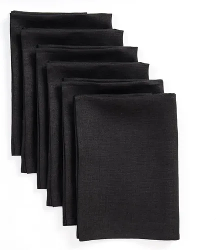 Vista 128 de Solino Home Juego de 4 manteles individuales blancos de 100 % lino puro de 14 x 14 pulgadas para invierno, San Valentín, primavera, Pascua, Fete