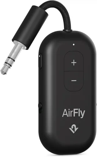 Vista 23 de Twelve South AirFly Pro Adaptador Transmisor/Receptor Bluetooth Inalámbrico para 2 Auriculares, Compartir Audio, Compatible con Jack Auxiliar