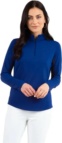 Vista 6 de IBKUL Camisa de manga larga con cremallera de 14 para mujer