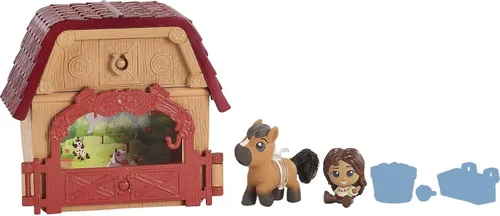Vista 6 de Mattel Spirit Untamed - Mini juego con figura de personaje pequeño, caballo y 3 accesorios, tema de festival con desembalaje sorpresa