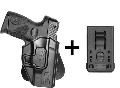 Vista 7 de Tactical Scorpion Gear Taurus Milenio G2 Modular Nivel II Retención Paddle Holster