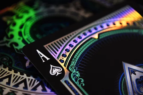 Vista 7 de Gamblers Warehouse Alloy Cobalt Playing Cards Poker Deck Diseño personalizado Espalda y caras frustradas Nuevo