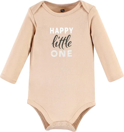 Vista 45 de Hudson Baby Body unisex de algodón de manga larga para bebé, leopardo rosa rojo