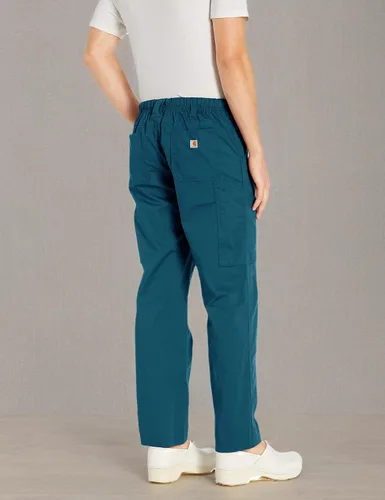 Vista 8 de Carhartt Rugged Flex Ripstop Scrubs para pantalones de trabajo de pierna recta con cargo para hombres
