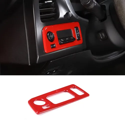 Vista 9 de Sekhyna Cubierta de marco convertible para panel de interruptor de techo, ABS, 1 unidad, compatible con Corvette C7 Stingray 2014-2019 para consola