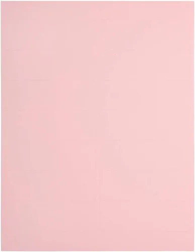 Vista 6 de Etiquetas de dirección de envío JAM PAPER - Rectangular - 1 1/3 x 4 - Rosa bebé pastel - 126/Paquete