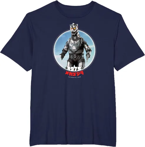 Vista 61 de Godzilla Mechagodzilla 1975 Icons of Toho T-Shirt Asphalt Grey
