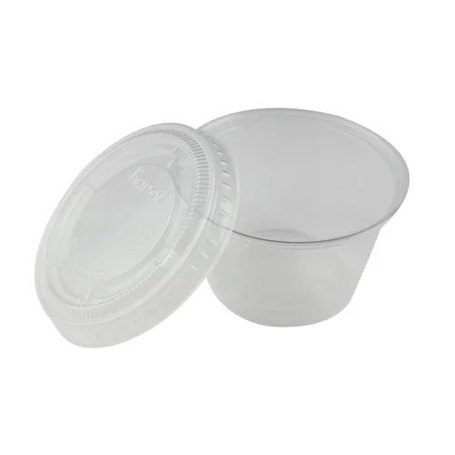 Vista 3 de Karat FP-PL400-PP 3.25 oz., 4 oz. & 5.5 oz PP Tapa de taza de porción (Caja de 2500)