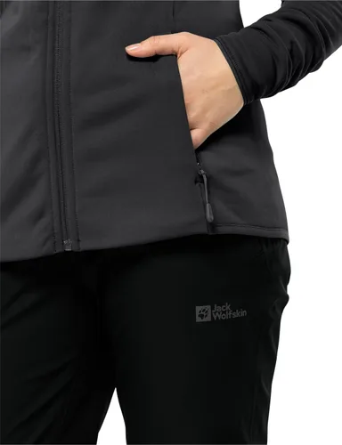 Vista 4 de Jack Wolfskin Sudadera con capucha Baiselberg Fz W para mujer Negro