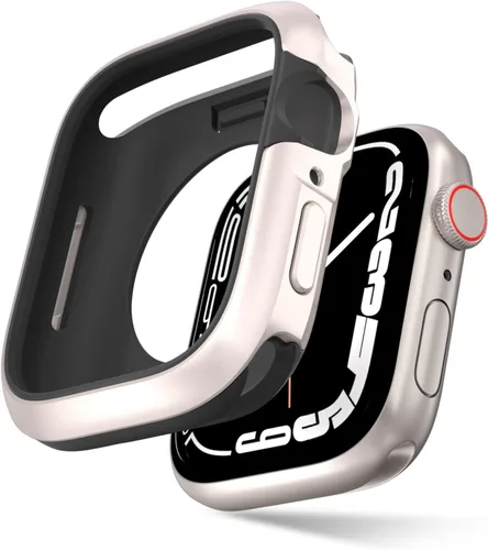 Vista 8 de SwitchEasy Odyssey - Funda de aluminio de grado aeronáutico para Apple Watch Series 9/8/7 de 1.614 in, con parachoques interior que absorbe los Azul