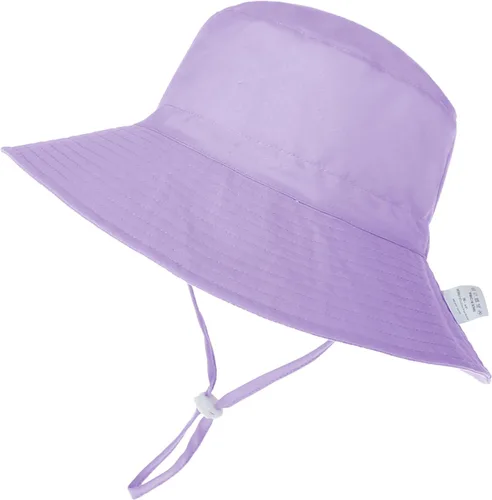 Vista 2 de Sombrero de sol para bebé, gorra ajustable para playa, verano, sonrisa, protección UPF 50+ para bebé niña y niño
