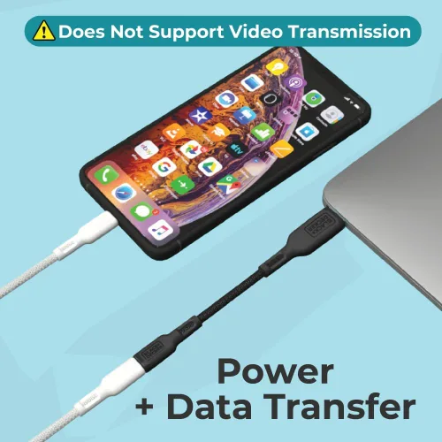 Vista 4 de BLACK+DECKER Adaptador USB C a USB [2 unidades] Tipo C hembra a USB macho OTG Cable USB a USBC Adaptador Apple compatible con MacBook Pro/Air iPhone