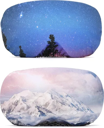 Vista 7 de Sunsetbaby Funda protectora para gafas de esquí – Mantén tus lentes limpias y sin arañazos – Regalos para los amantes del esquí
