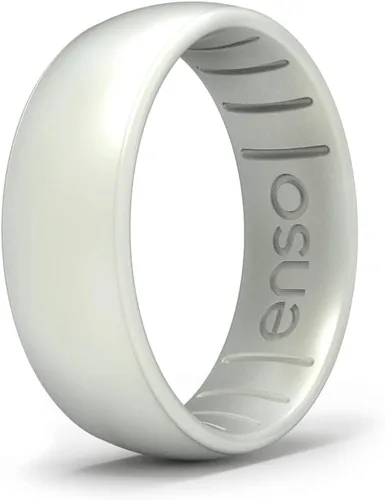 Vista 5 de Enso Rings - Anillo de silicona Classic Elements Fabricado en los Estados Unidos Cómodo, transpirable y seguro