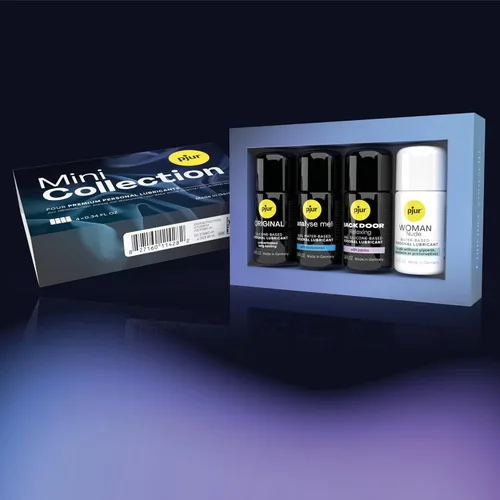 Vista 4 de Colección de lubricantes personales pjur Mini Collection, 4 x 0.3 fl oz