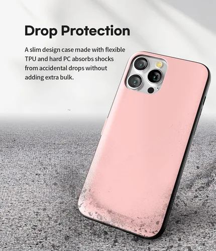 Vista 7 de GOOSPERY Parachoques magnético para puerta compatible con iPhone 13 Pro, tarjetero tipo cartera, cierre automático, protección de doble capa Rosa