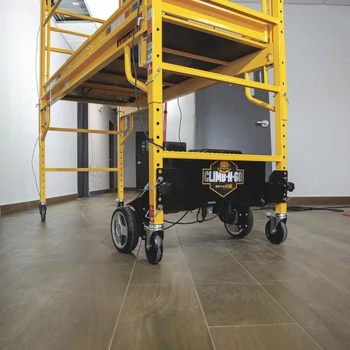 Vista 6 de Metaltech Climb-N-Go motorizado para todos los andamios Metaltech Baker Model# I-CNG