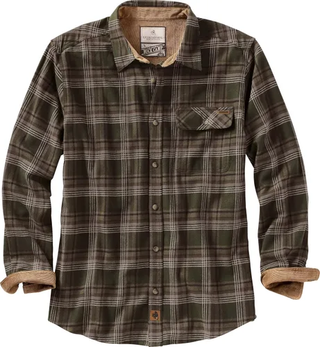Vista 26 de Legendary Whitetails Camisa de franela de manga larga con botones para hombre, 100% algodón