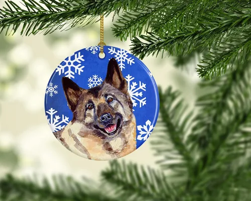 Vista 313 de Caroline's Treasures Cavalier Spaniel - Adorno de cerámica para colgar en el árbol de Navidad, para el hogar, Navidad, fiestas, regalo, 3 pulgadas