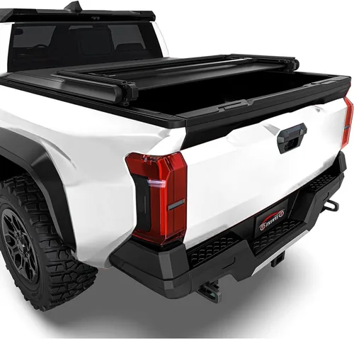 Vista 26 de Cubierta rígida de tres pliegues para Toyota Tacoma 2005-2015 con caja de 5 pies