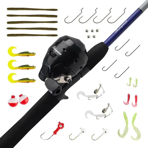 Vista 7 de Shakespeare Catch More Fish Combo de carrete y caña de pesca con kit Ladies