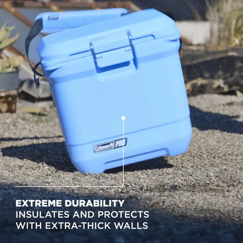 Vista 2 de Coleman Pro Enfriador Rígido Premium Ultraligero de Servicio Pesado de 25 cuartos, Aislamiento Extra Grueso Mantiene el Hielo hasta 3 Días