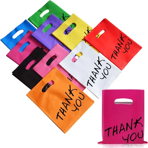 Vista 18 de 100 PCS Bolsas de Regalo Pequeñas Amarillas, Bolsas de Mercancía de 6"x8" para Pequeñas Empresas, Bolsas de Golosinas Bolsas de Favor de Fiesta