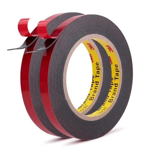 Vista 12 de 3M Automotive Acrylic Plus Tape, 0.24 pulgadas x 18 pies, PT1100, gris
