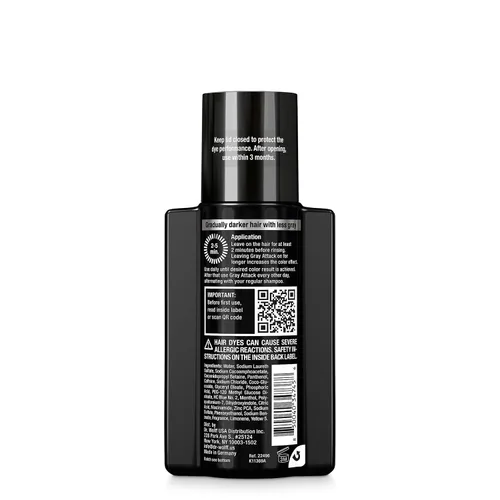 Vista 2 de Alpecin Gray Attack Champú de cafeína y color, 6.76 onzas líquidas