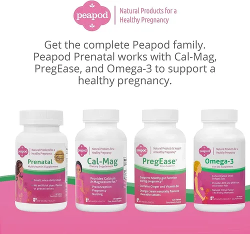Vista 5 de Fairhaven Health Peapod - Multivitamínico prenatal - 1 por día, sabor vainilla ligera, imprescindible para el embarazo para la salud de las mujeres
