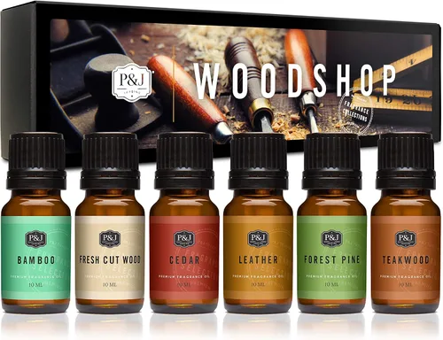 Vista 18 de P&J Trading - Aceite perfumado de cuero 100ml - Aceite aromático para fabricación de velas, jabón, aceite para difusores